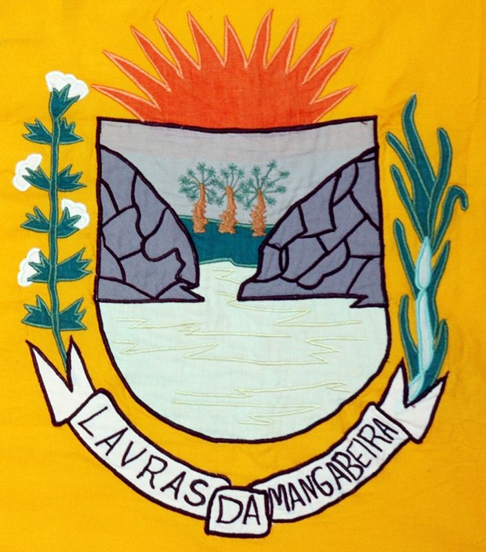 Brasão da cidade de Lavras da Mangabeira