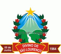 Brasão da cidade de Divino de São Lourenço