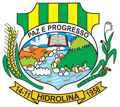 Brasão da cidade de Hidrolina