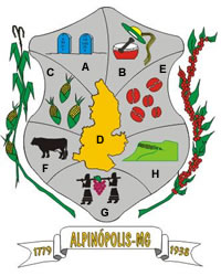 Brasão da cidade de Alpinópolis