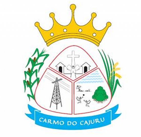 Brasão da cidade de Carmo do Cajuru