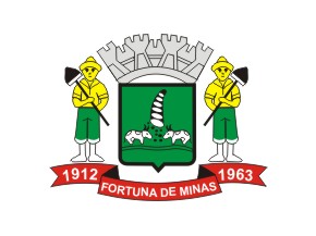 Brasão da cidade de Fortuna de Minas