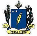 Brasão da cidade de Passa Tempo