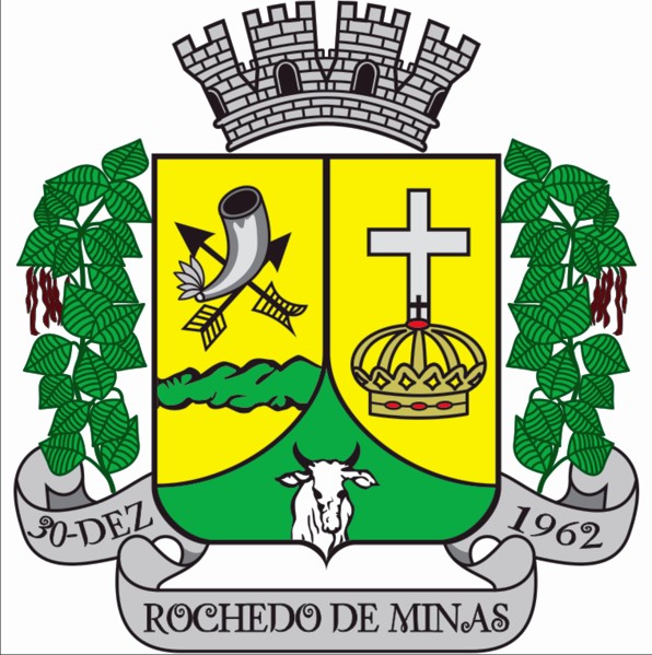 Brasão da cidade de Rochedo de Minas