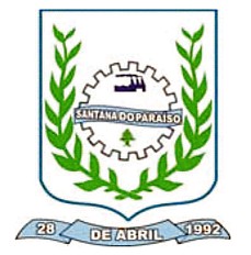 Brasão da cidade de Santana do Paraíso