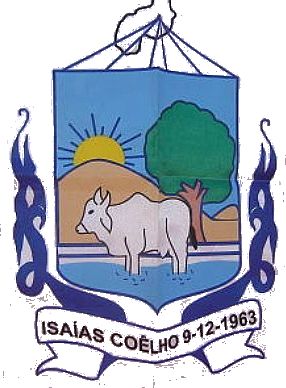 Brasão da cidade de Isaías Coelho