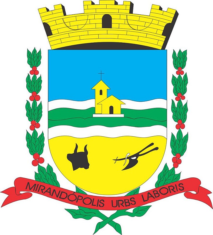 Brasão da cidade de Mirandópolis