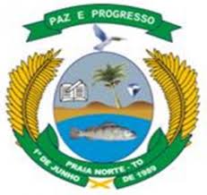 Brasão da cidade de Praia Norte