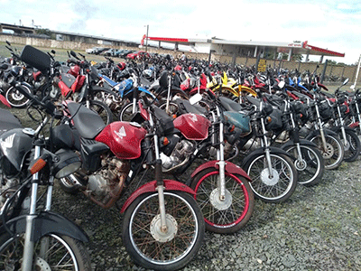 Leilão de motos em Vera Cruz (RN) - Leilões públicos e privados